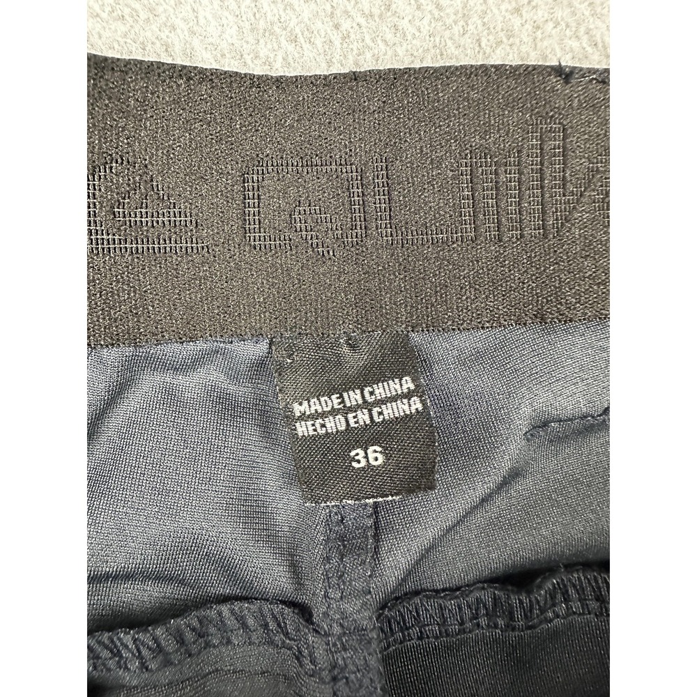 Quiksilver Pants Mens 36x30 Black Stretch Tech Woven Slim Fit Golf Performance - Picture 3 of 11
